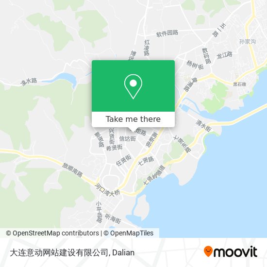 大连意动网站建设有限公司 map