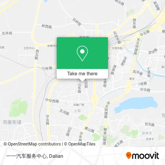 一一汽车服务中心 map