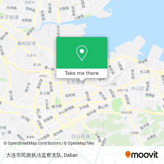 大连市民政执法监察支队 map