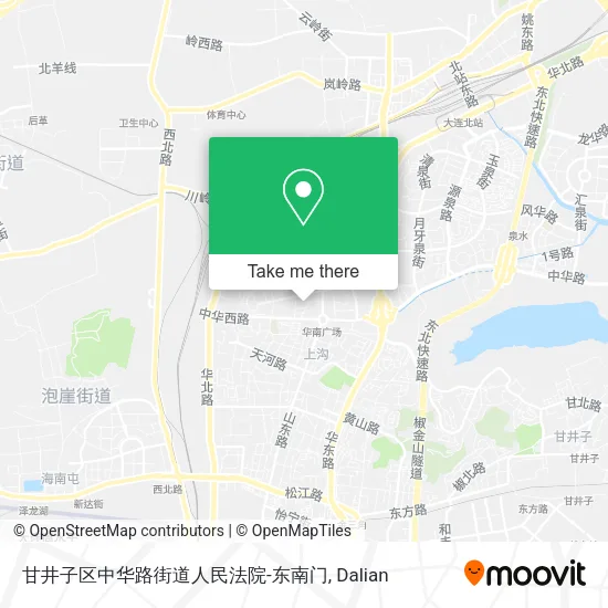 甘井子区中华路街道人民法院-东南门 map