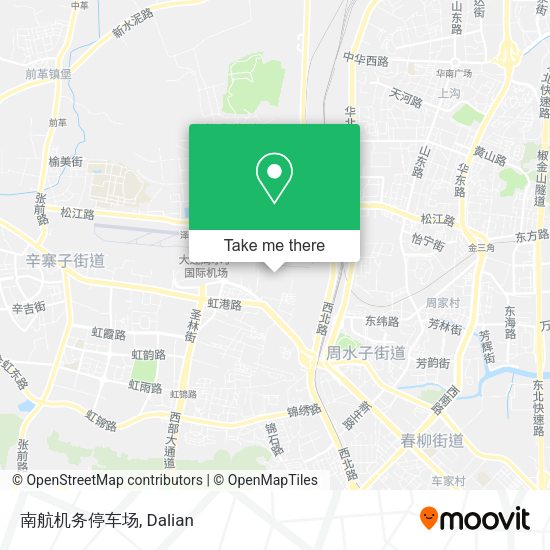 南航机务停车场 map