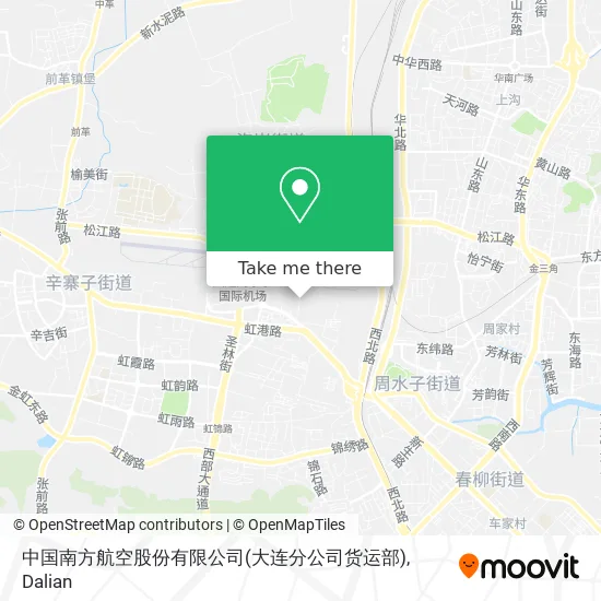 中国南方航空股份有限公司(大连分公司货运部) map