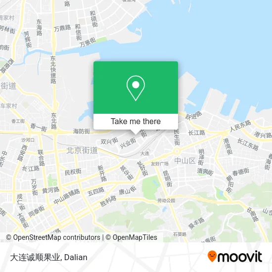 大连诚顺果业 map