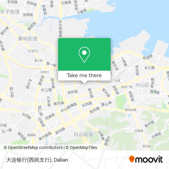 大连银行(西岗支行) map