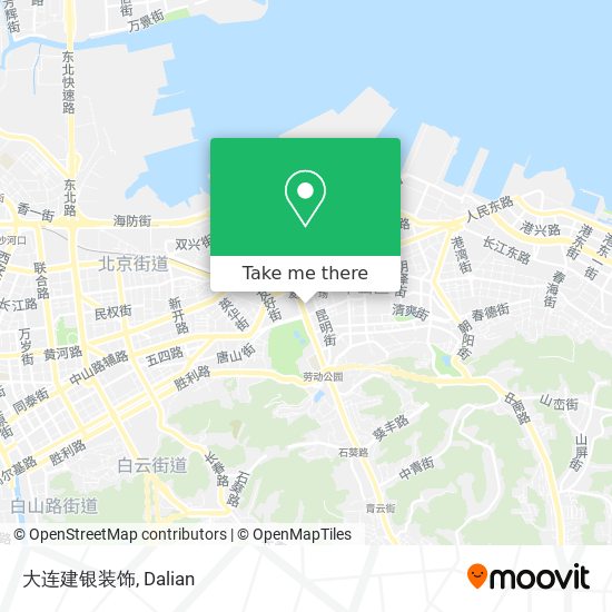 大连建银装饰 map