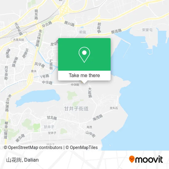 山花街 map