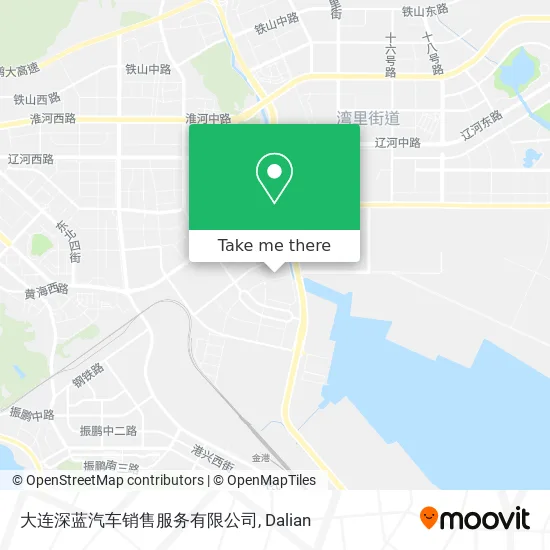 大连深蓝汽车销售服务有限公司 map