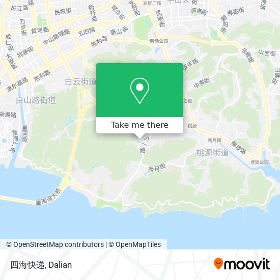 四海快递 map