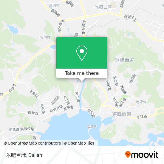 乐吧台球 map