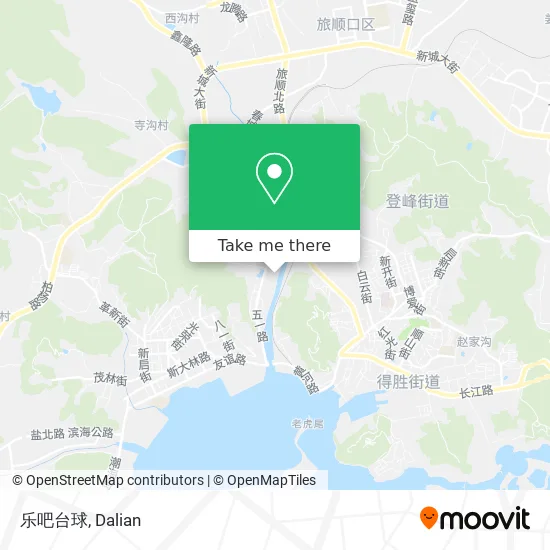 乐吧台球 map