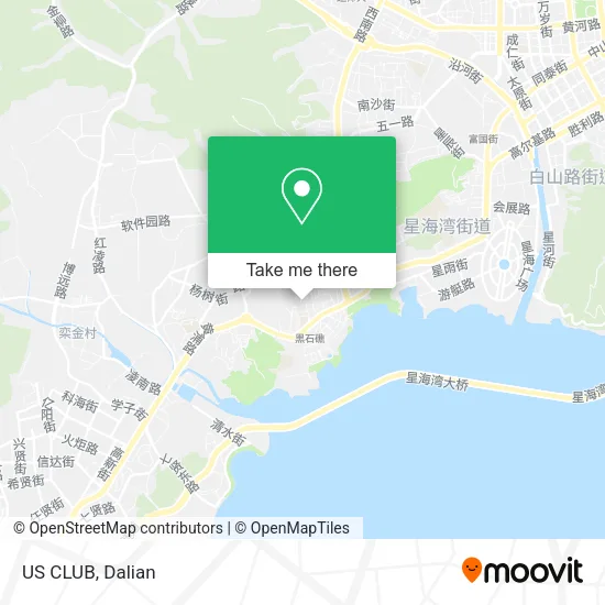 US CLUB map