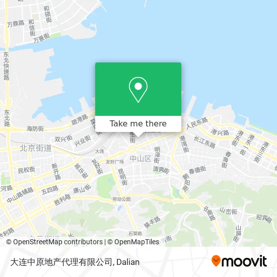 大连中原地产代理有限公司 map
