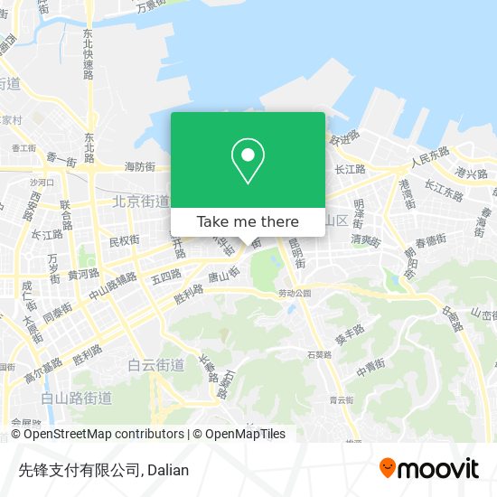 先锋支付有限公司 map