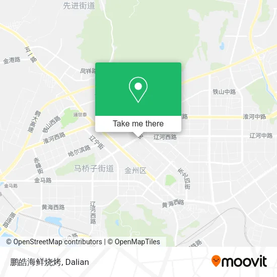 鹏皓海鲜烧烤 map