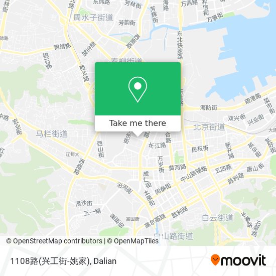 1108路(兴工街-姚家) map
