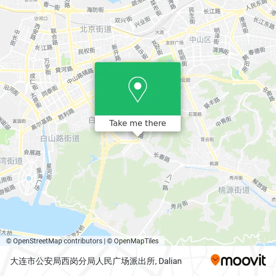 大连市公安局西岗分局人民广场派出所 map