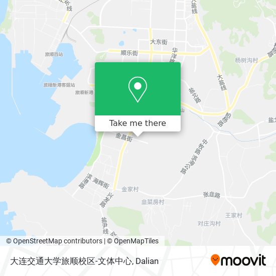 大连交通大学旅顺校区-文体中心 map