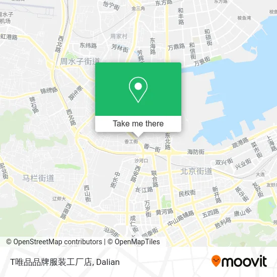 T唯品品牌服装工厂店 map
