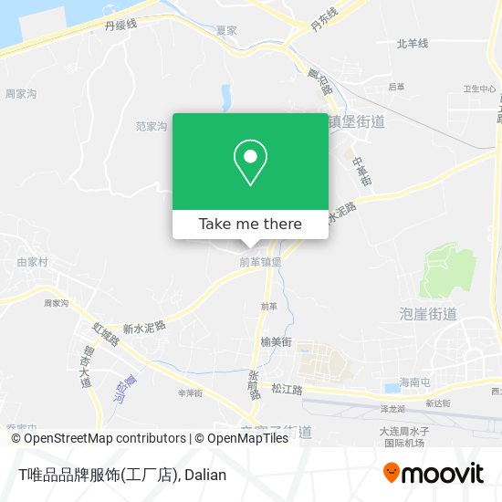 T唯品品牌服饰(工厂店) map