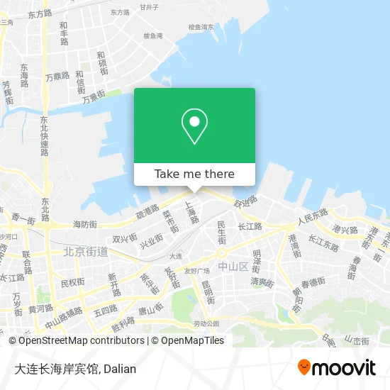 大连长海岸宾馆 map