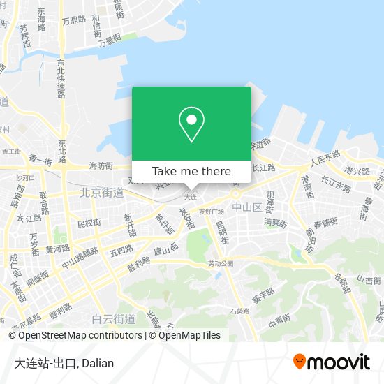 大连站-出口 map