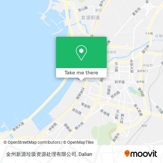 金州新源垃圾资源处理有限公司 map