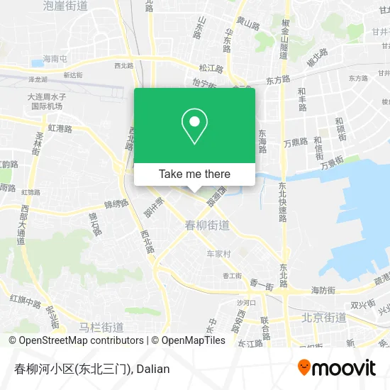 春柳河小区(东北三门) map