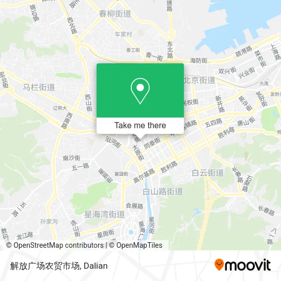 解放广场农贸市场 map