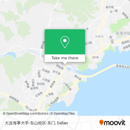 大连海事大学-东山校区-东门 map