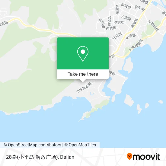 28路(小平岛-解放广场) map