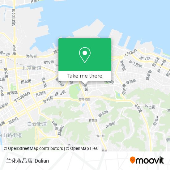 兰化妆品店 map