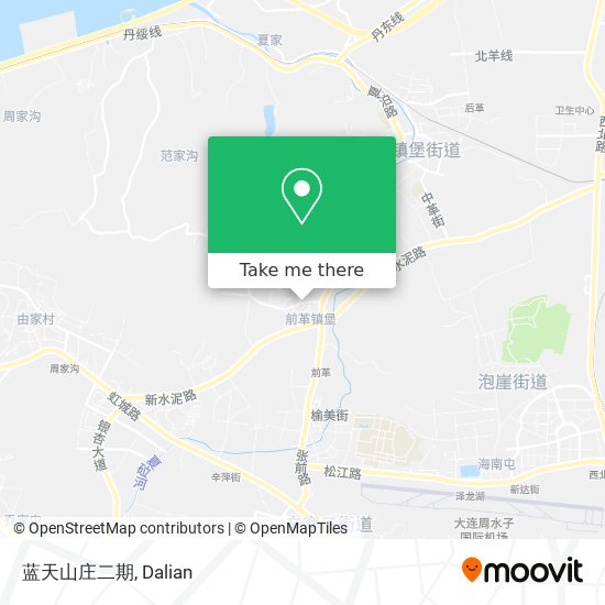 蓝天山庄二期 map