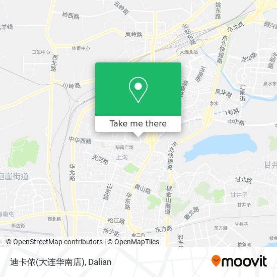 迪卡侬(大连华南店) map