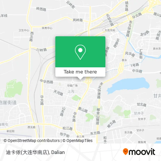 迪卡侬(大连华南店) map