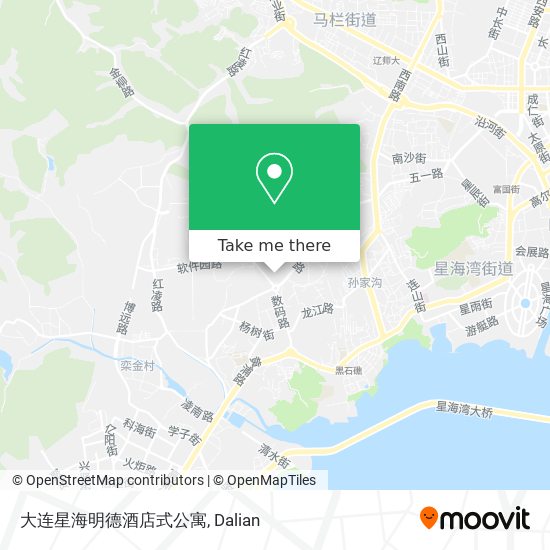 大连星海明德酒店式公寓 map