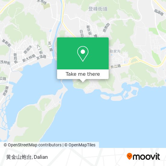 黄金山炮台 map