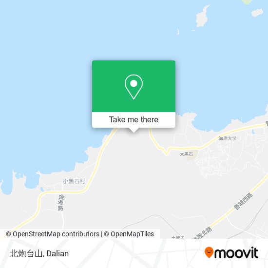 北炮台山 map