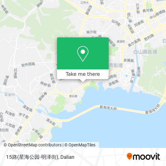 15路(星海公园-明泽街) map