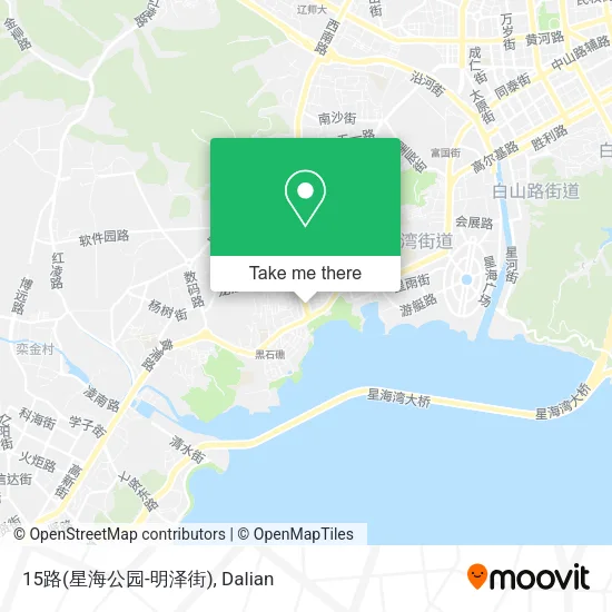15路(星海公园-明泽街) map