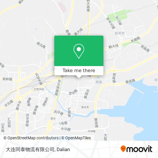 大连同泰物流有限公司 map
