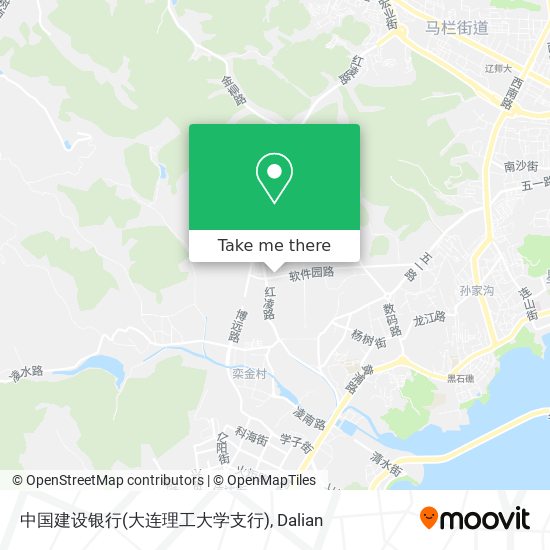 中国建设银行(大连理工大学支行) map