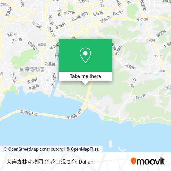大连森林动物园-莲花山观景台 map