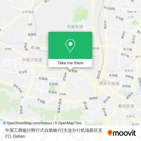 中国工商银行附行式自助银行(大连分行机场新区支行) map
