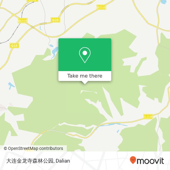 大连金龙寺森林公园 map