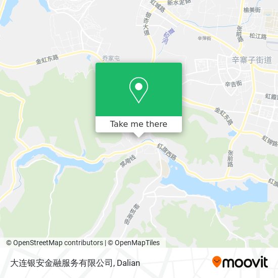 大连银安金融服务有限公司 map