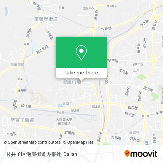 甘井子区泡崖街道办事处 map