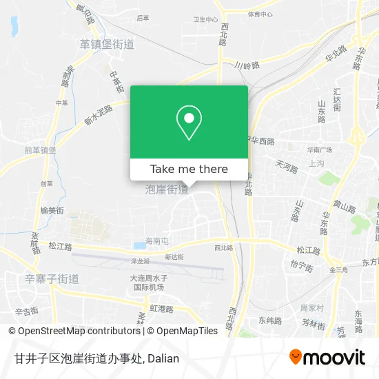 甘井子区泡崖街道办事处 map