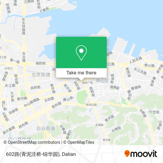 602路(青泥洼桥-锦华园) map