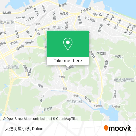 大连明星小学 map