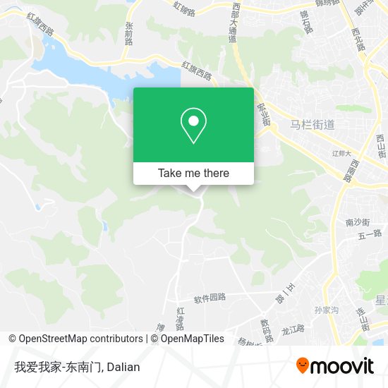 我爱我家-东南门 map